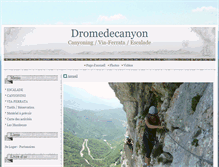 Tablet Screenshot of dromedecanyon.com